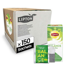 Thé Vert Lipton - 6 boites - 150 sachets