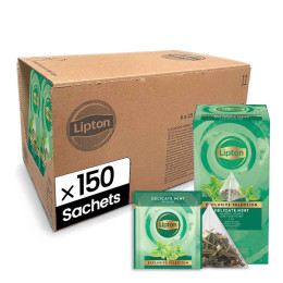 Infusion Lipton Exclusive Sélection Menthe Douce - 6 boites - 150 sachets pyramide