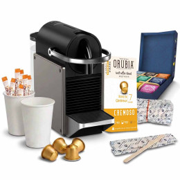 Pack Confort : Machine Nespresso® + Capsules de café + Consommables