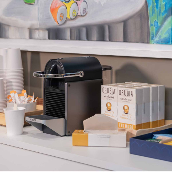 Pack Confort : Machine Nespresso® + Capsules de café + Consommables
