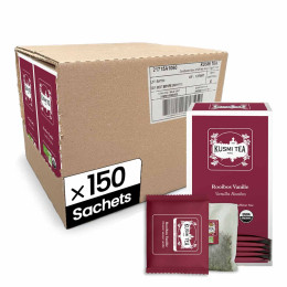 Rooibos Vanille Bio Kusmi Tea - 6 boites - 150 sachets enveloppés