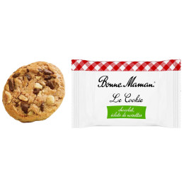 Biscuit Bonne Maman Le cookie Chocolat Eclats de Noisette - 130 cookies emballés individuellement