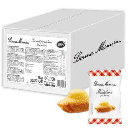 Madeleinette pur beurre Bonne Maman - Lot de 200 mini madeleines