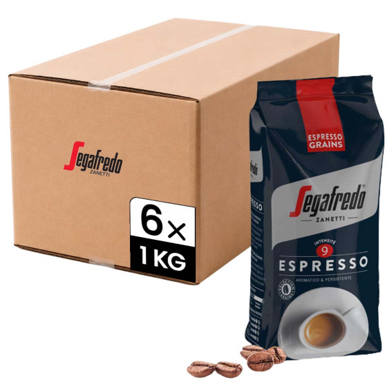 Café en Grains Segafredo Espresso - 6 paquets - 6 Kg