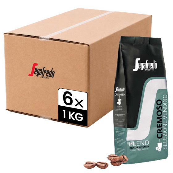 Café en Grains Segafredo Selezione Cremoso Vending - 6 paquets - 6 Kg
