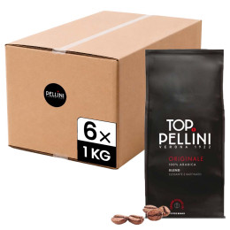 Café en Grains Pellini Top 100% Arabica - 6 paquets - 6 Kg