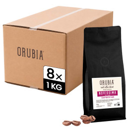 Café en Grains Orubia Novissima - 8 paquets - 8 Kg