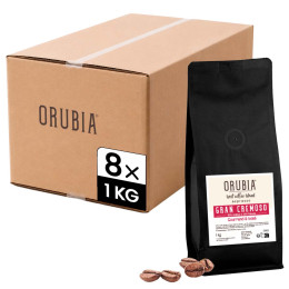 Café en Grains Orubia Gran Cremoso - 8 paquets - 8 Kg