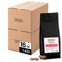 Café en Grains Orubia Gran Cremoso - 16 paquets - 16 Kg