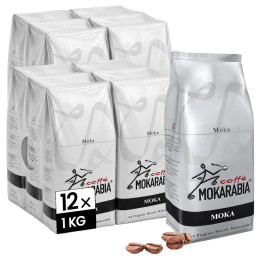 Café en Grains Mokarabia Moka - 12 paquets - 12 Kg