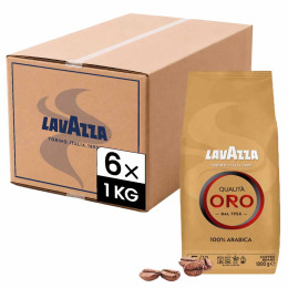 Café en Grains Lavazza Qualita Oro - 6 paquets - 6 Kg