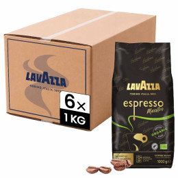 Café en Grains Bio Lavazza Espresso Maestro - 6 paquets - 6 Kg