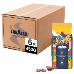 Café en Grains Lavazza Tales of Roma - 6 paquets - 2,7 Kg