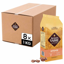Café en Grains Jacques Vabre Intense - 8 paquets - 8 Kg