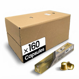 Capsule Nespresso Compatible Café Orbica Brésil Indes - 16 tubes - 160 capsules