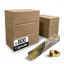 Capsule Nespresso Compatible Café Orbica Brésil Indes - 80 tubes - 800 capsules