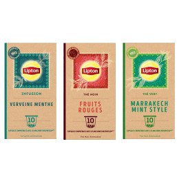 Pack Découverte Capsule Nespresso Compatible Lipton - 30 capsules