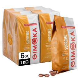 Café en Grains Gimoka Supremo - 6 paquets - 6 Kg