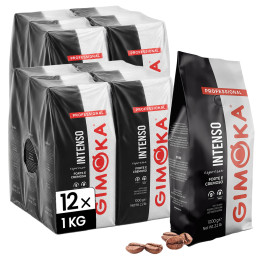 Café en Grains Gimoka Intenso - 12 paquets - 12 Kg