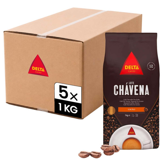 Café en Grains Delta Cafés Lote Chavena - 5 paquets - 5 Kg