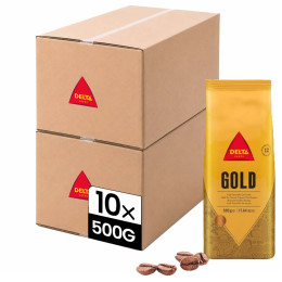 Café en Grains Delta Cafés Gold - 10 paquets - 5 Kg