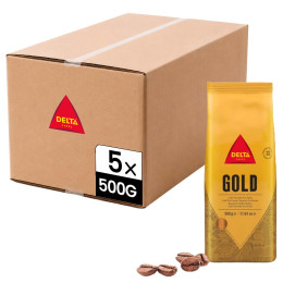 Café en Grains Delta Cafés Gold - 5 paquets - 2,5 Kg