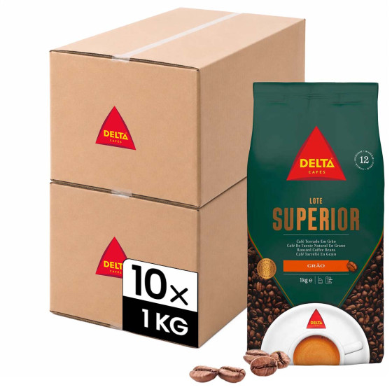 Café en Grains Delta Cafés Lote Superior - 10 paquets - 10 Kg