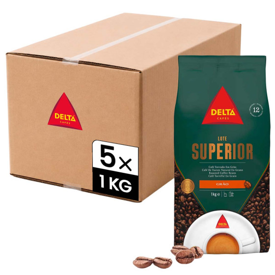 Café en Grains Delta Cafés Lote Superior - 5 paquets - 5 Kg