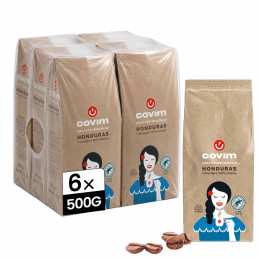 Café en Grains Covim Bio Honduras 100% Arabica - 6 paquets - 3 Kg