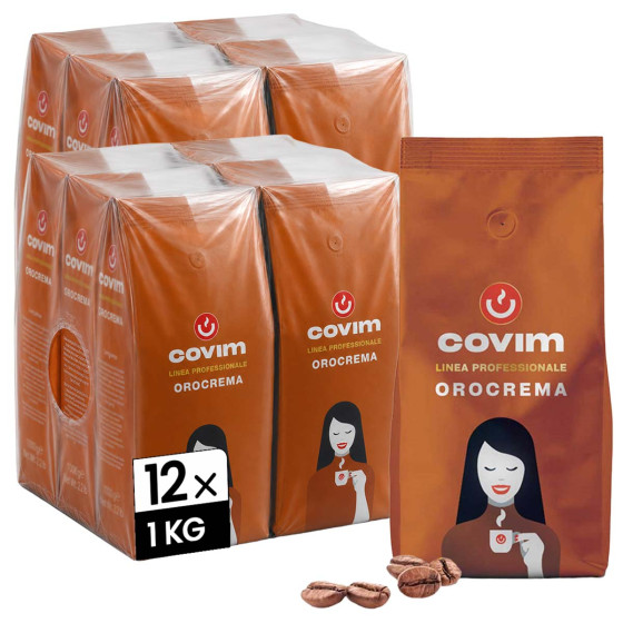 Café en Grains Covim Orocrema - 12 paquets - 12 Kg