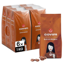 Café en Grains Covim Orocrema - 6 paquets - 6 Kg
