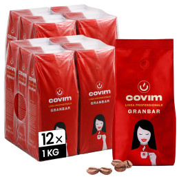 Café en Grains Covim Granbar - 12 paquets - 12 Kg