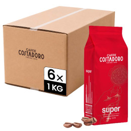 Café en Grains Costadoro Super Easy Coffee Deciso - 6 paquets - 6 Kg