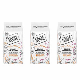 Café en Grains Carte Noire Solidaire - 3 paquets - 1,5 Kg