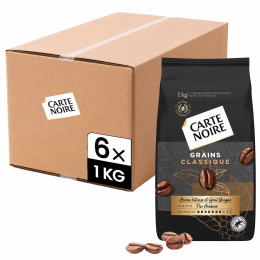 Café en Grains Carte Noire Classique - 6 paquets - 6 Kg