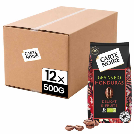 Café en Grains Bio Carte Noire Sélection Honduras - 12 paquets - 6 Kg