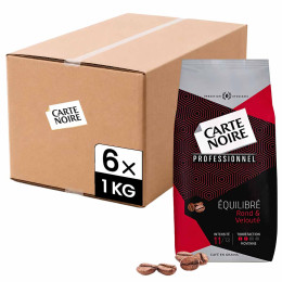 Café en Grains Carte Noire Equilibré - 6 paquets - 6 Kg