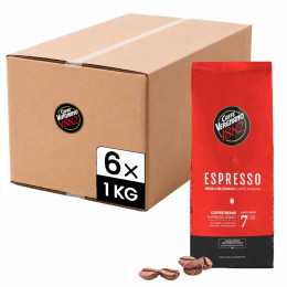 Café en Grains Caffe Vergnano 1882 Espresso - 6 paquets - 6 Kg