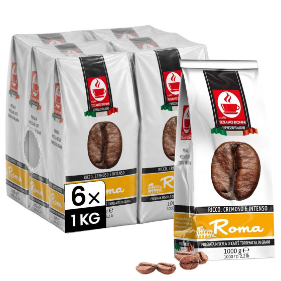 Café en Grains Caffè Bonini Roma - 6 paquets - 6 Kg