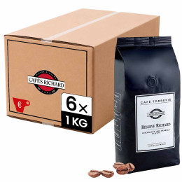 Café en Grains Cafés Richard Réserve Richard - 6 paquets - 6 Kg
