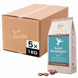 Café de Spécialité en Grains Café Voisin Saint Domingue - 5 paquets - 5 Kg