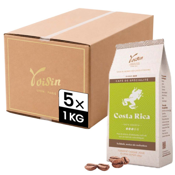 Café de Spécialité en Grains Café Voisin Costa Rica - 5 paquets - 5 Kg
