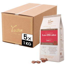 Café de Spécialité en Grains Café Voisin Colombie Los Olivales - 5 paquets - 5 Kg