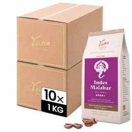 Café en Grains Café Voisin Indes Malabar - 10 paquets - 10 Kg