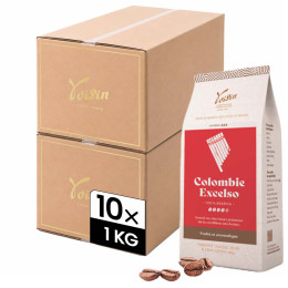 Café en Grains Café Voisin Colombie Excelso - 10 paquets - 10 Kg