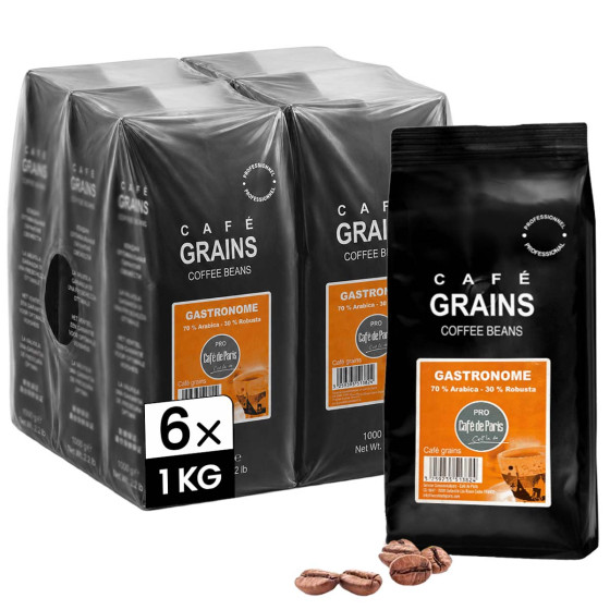 Café en Grains Café de Paris Gastronome - 6 paquets - 6 Kg