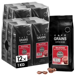 Café en Grains Café de Paris Selection - 12 paquets - 12 Kg