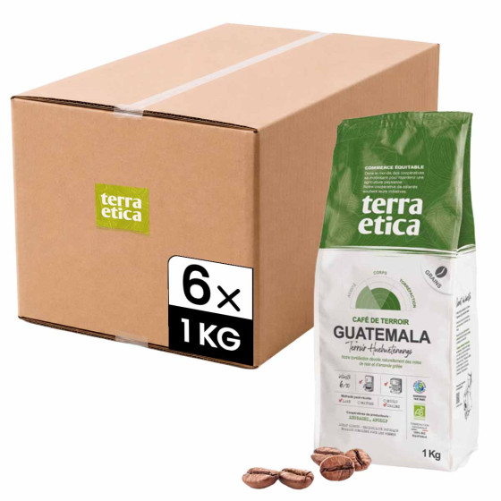 Café en Grains Bio Terra Etica Guatemala - 6 paquets - 6 Kg