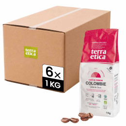 Café en Grains Bio Terra Etica Colombie - 6 paquets - 6 Kg