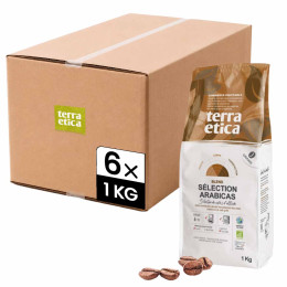 Café en Grains Bio Terra Etica Sélection Arabicas - 6 paquets - 6 Kg
